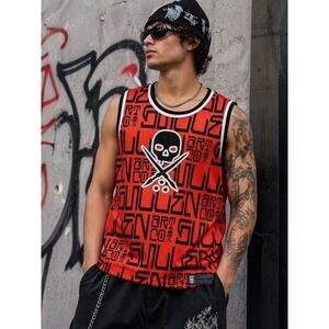 BRAND NEW Sullen Art Collective MEAS JERSEY RED LIMITED RELEASE 4XL Biker Cr80